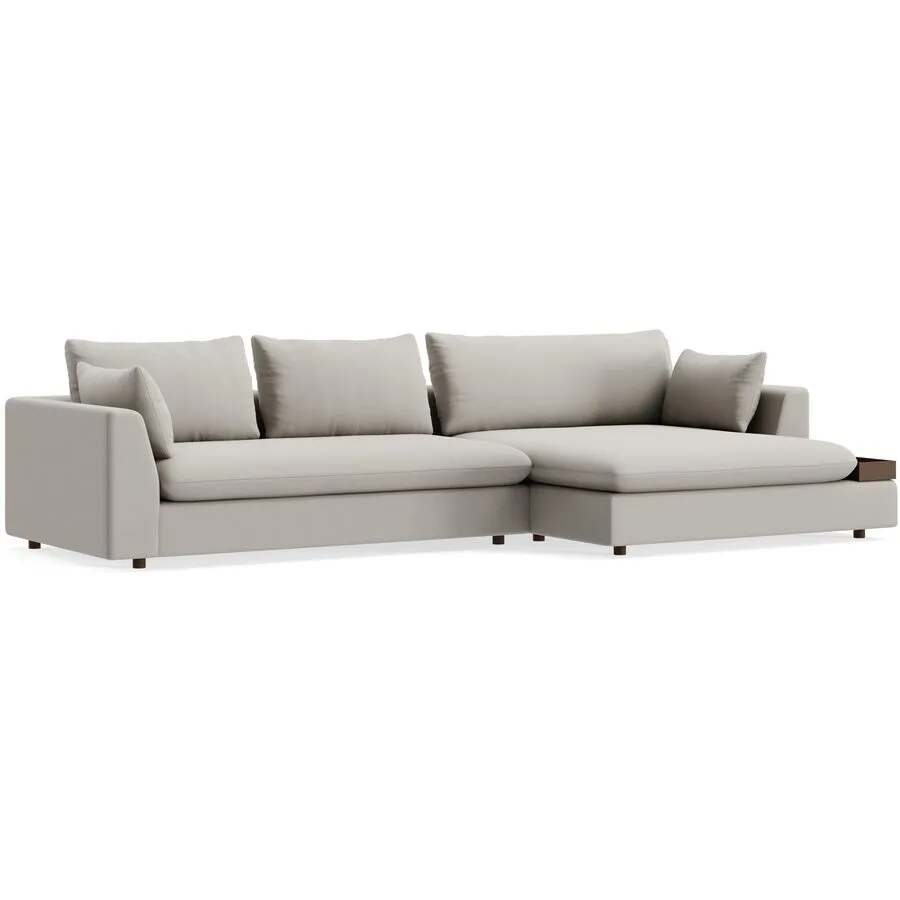 Ecksofa Milou Rechts Stoff nature B 334 T 165 cm - Möbel Konfigurator: Traummöbel individuell zusammenstellen