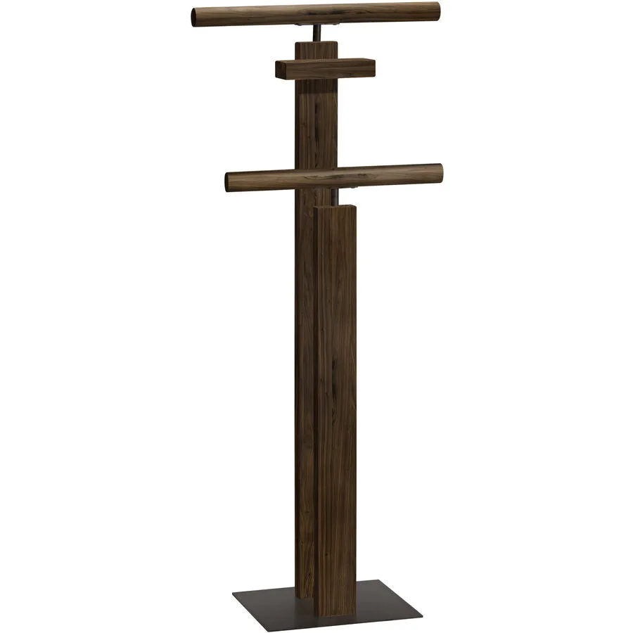 Hasena Herrendiener Claudio nussbaum, anthrazit Nussbaum, Stahl B 45 cm