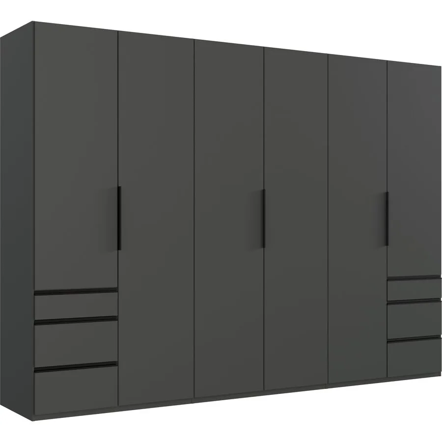 Kleiderschrank Sanko graphit Holzwerkstoff B 300 cm