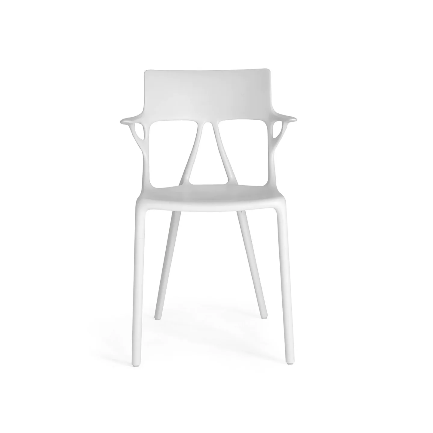 Kartell - A.I. Chair, White - Matstolar - Philippe Starck - Vit - Plast