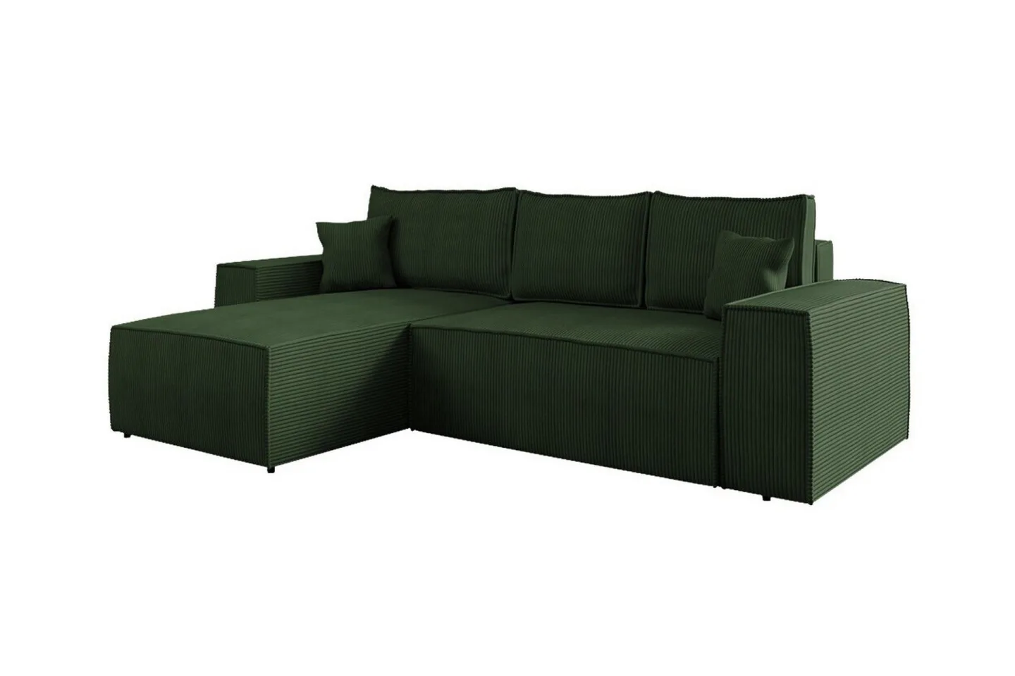 Knocklong 3-sits Hörnbäddsoffa - Grön