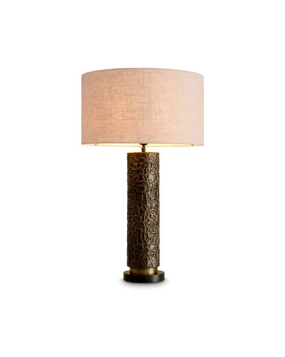 Belvoir bordlampe i bronze