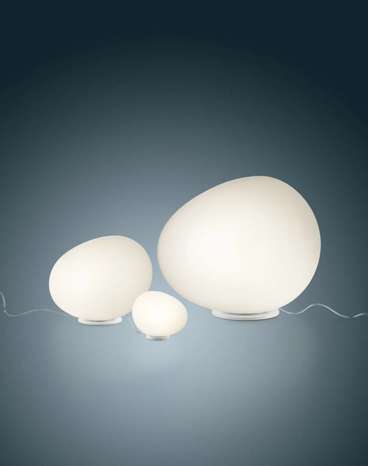 Gregg Tischleuchte Groß - Foscarini - Wohnzimmer - Glas