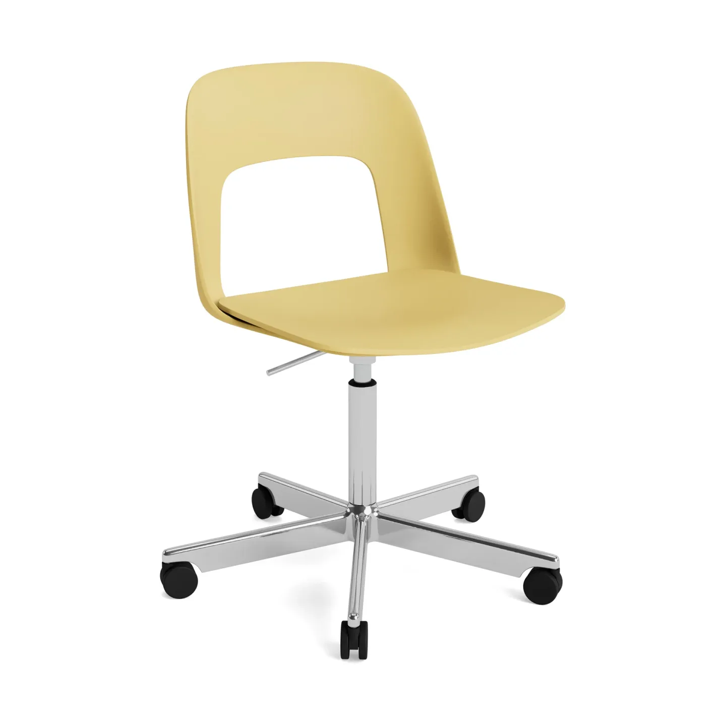 HAY Layout Chair 141 Stuhl Biscotti-polerad aluminium