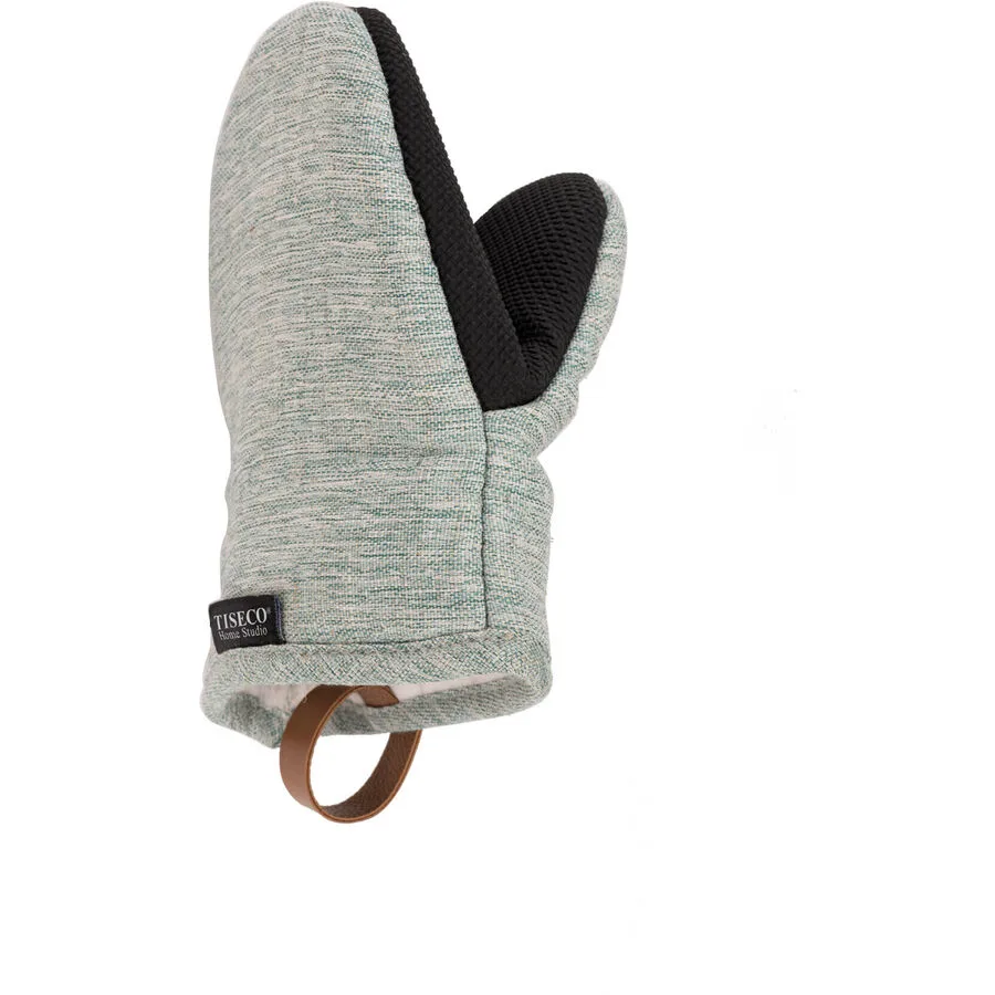 Ofenhandschuh Hercules Grün Leinen/Polyester 14 cm