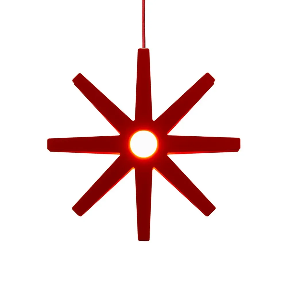 Bsweden Fling 78 adventsstjärna röd, röd sladd