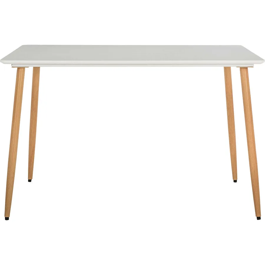 Schreibtisch Eli weiss, braun Holzwerkstoff B 120 T 70 cm