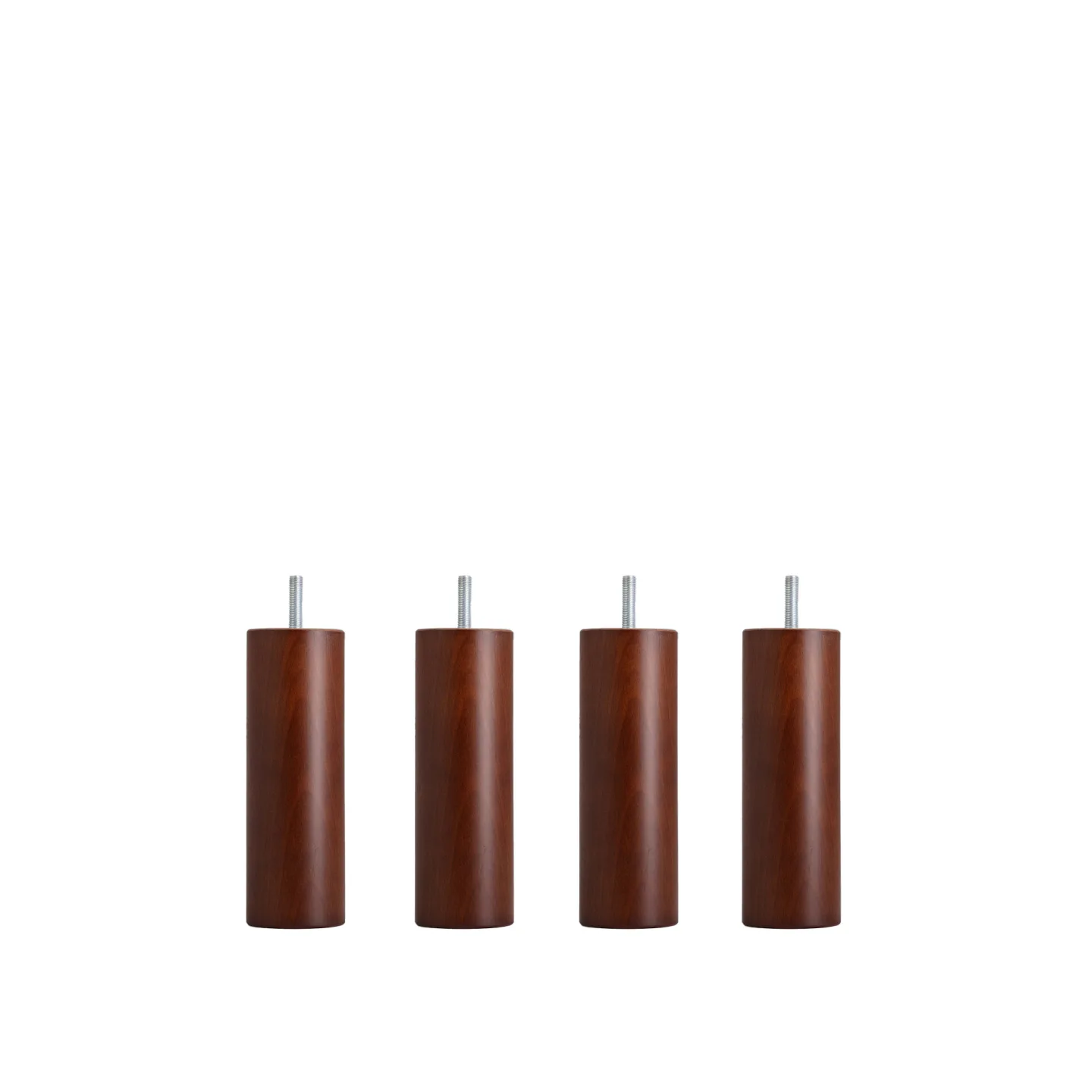 DUX - Dux SC sängben rund mahogany 16 cm 4-pack - Sängben - Träfärgad - Trä