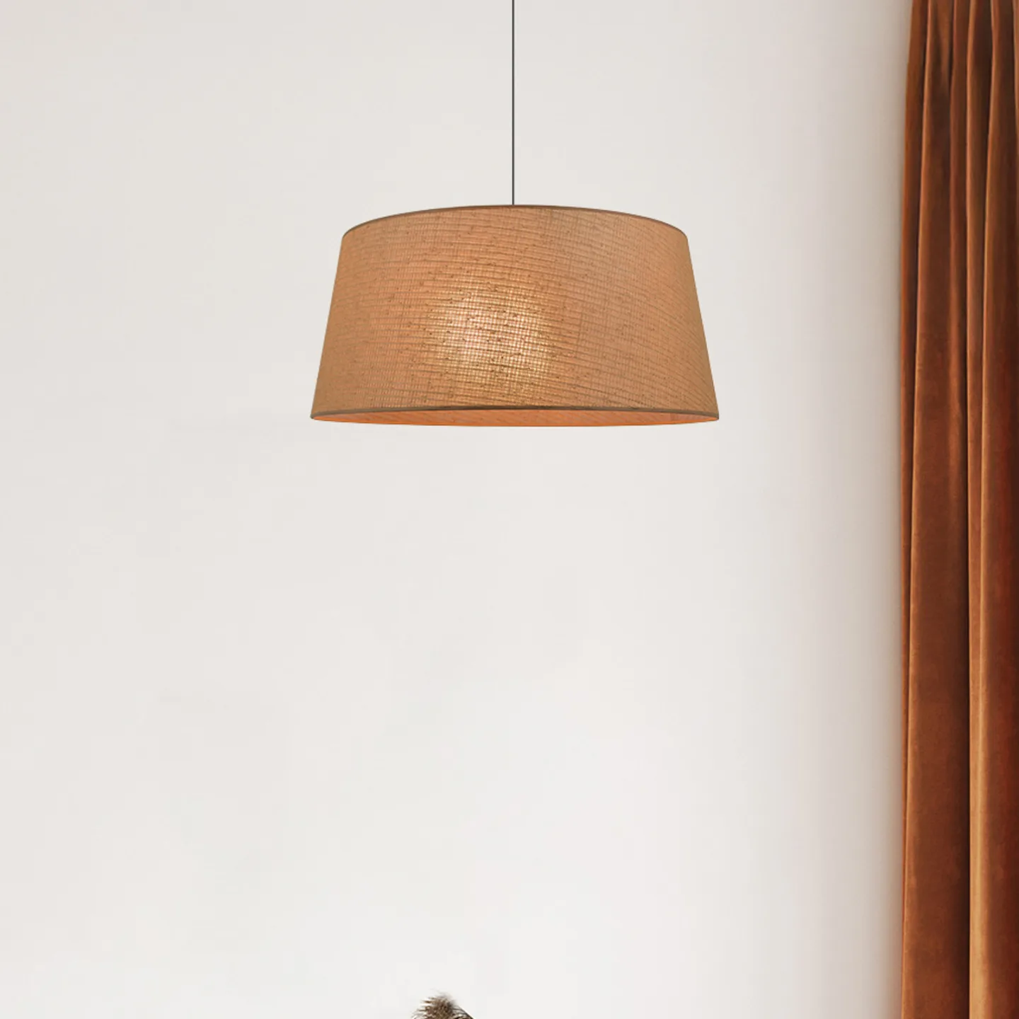 Tambour Hängeleuchte jamaica Ø 78 cm Papier - Corep SAS - Wohnzimmer - Papier / Karton - Einflammig