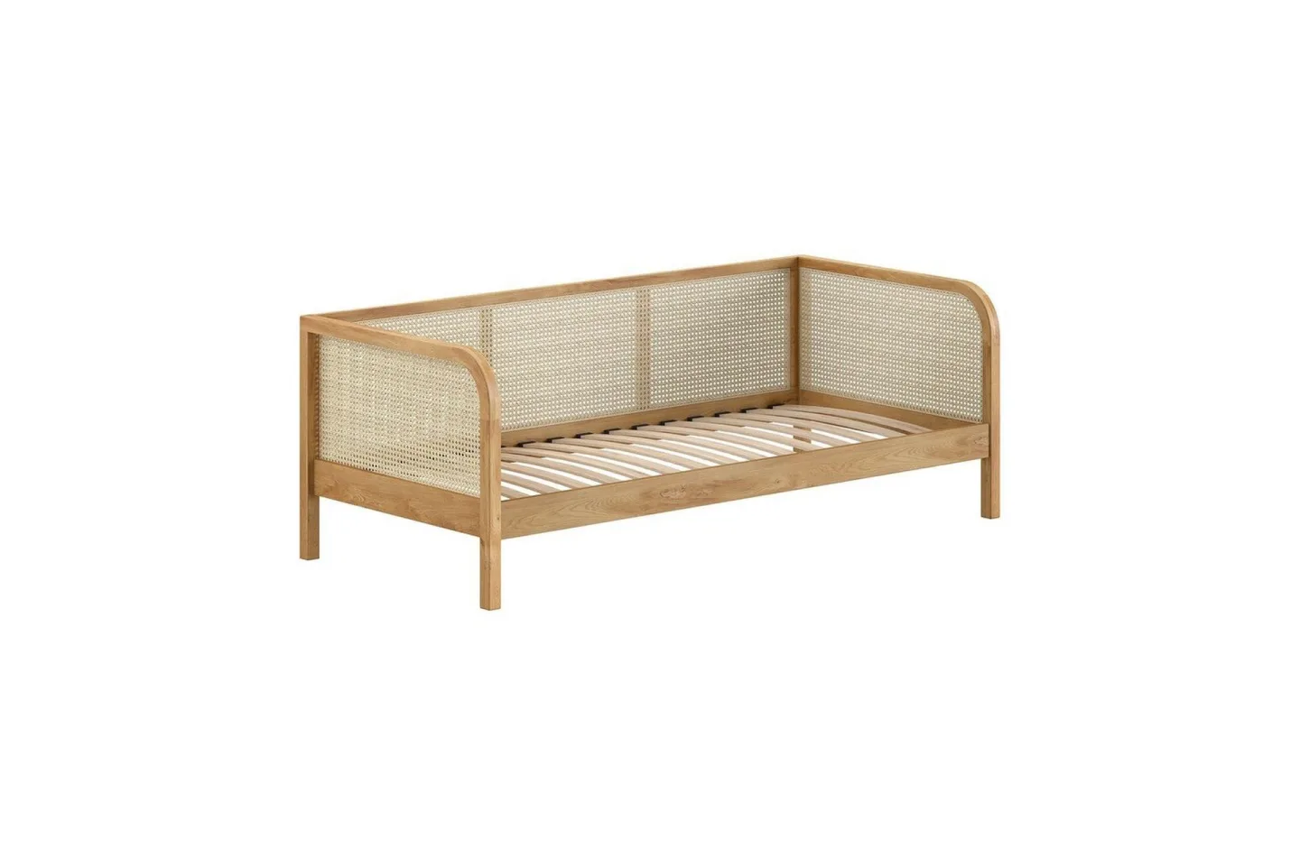 Koj säng 90 x 200 cm Rattan Ek -