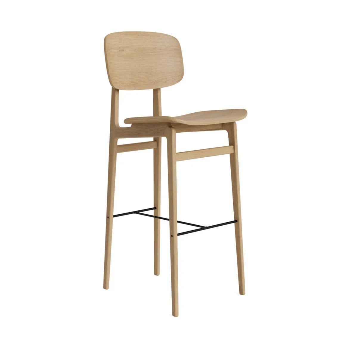 NORR11 NY11 barstol Natural oak, 75 cm