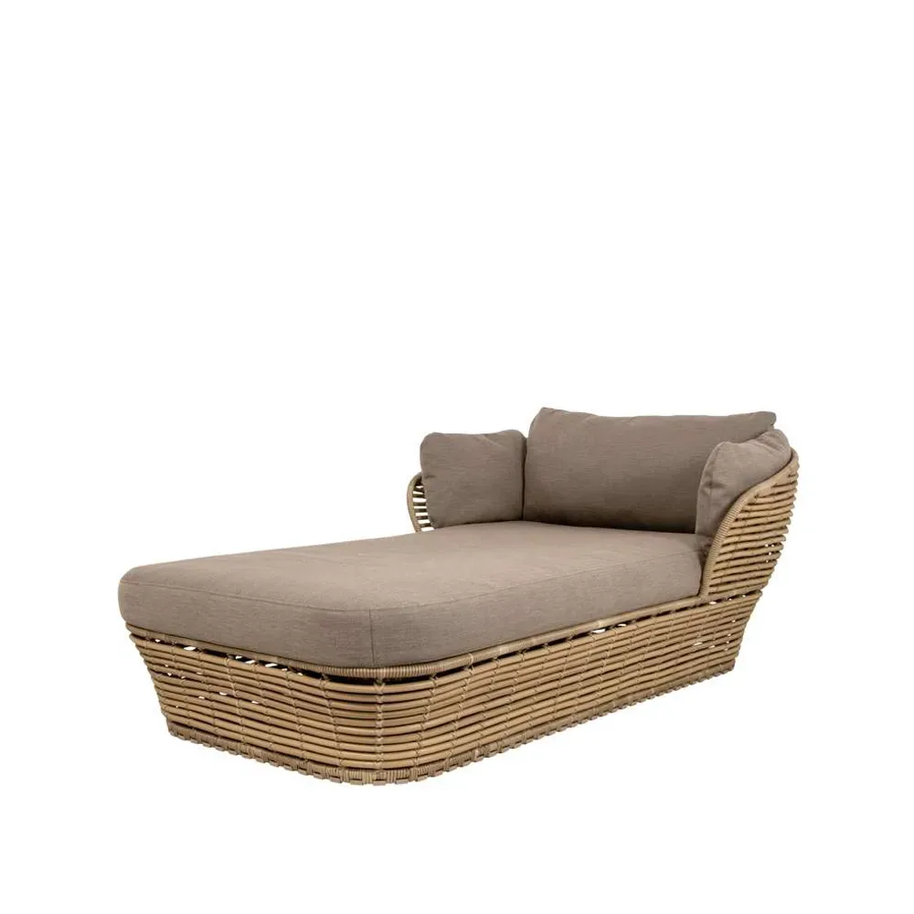 Cane-line Basket dagbädd Taupe, Cane-Line weave