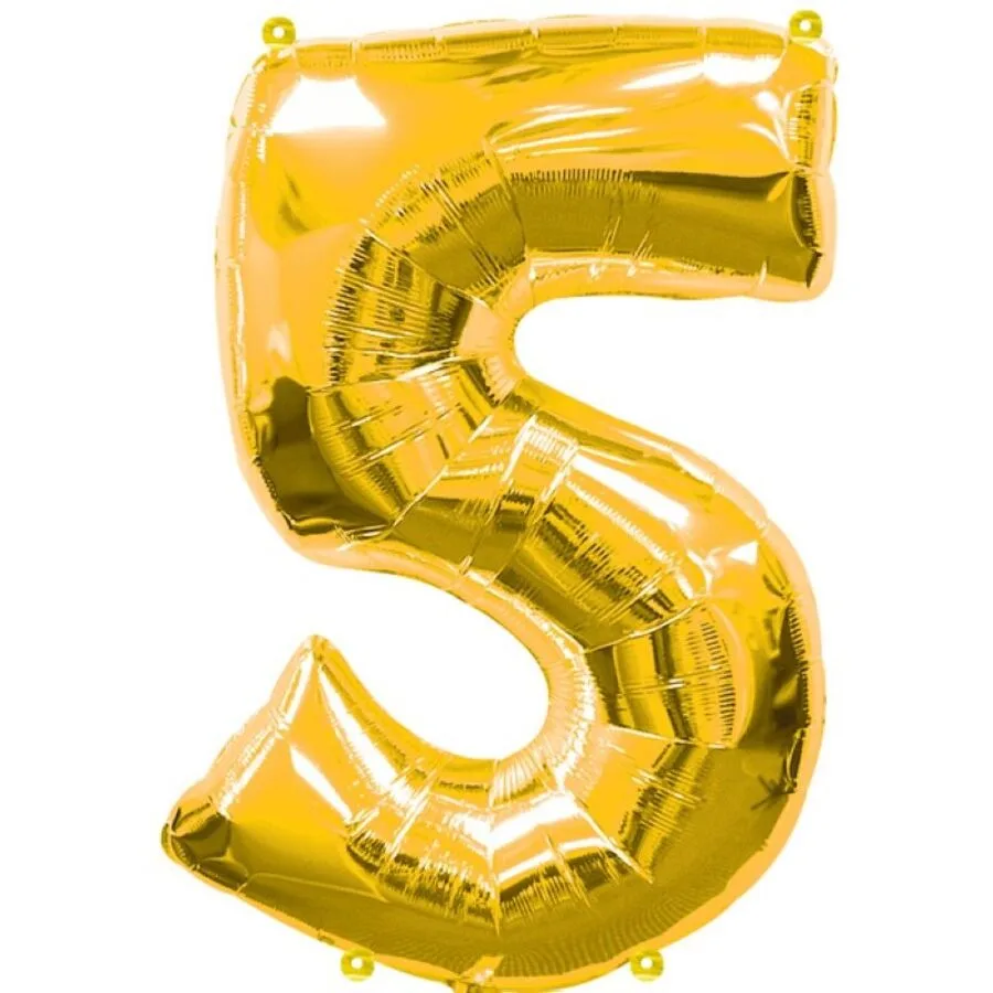 Luftballons Office gold Folie H 86 cm 1 Stk