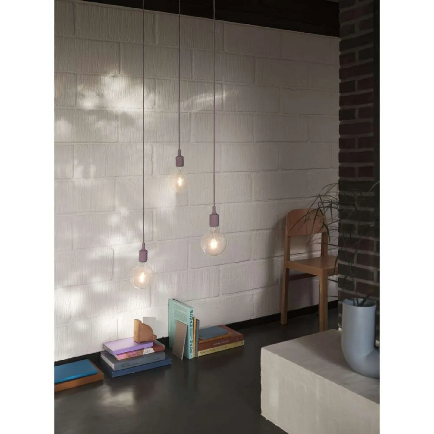 E27 Pendel Dusty Lilac - Muuto - Soverom - Plast