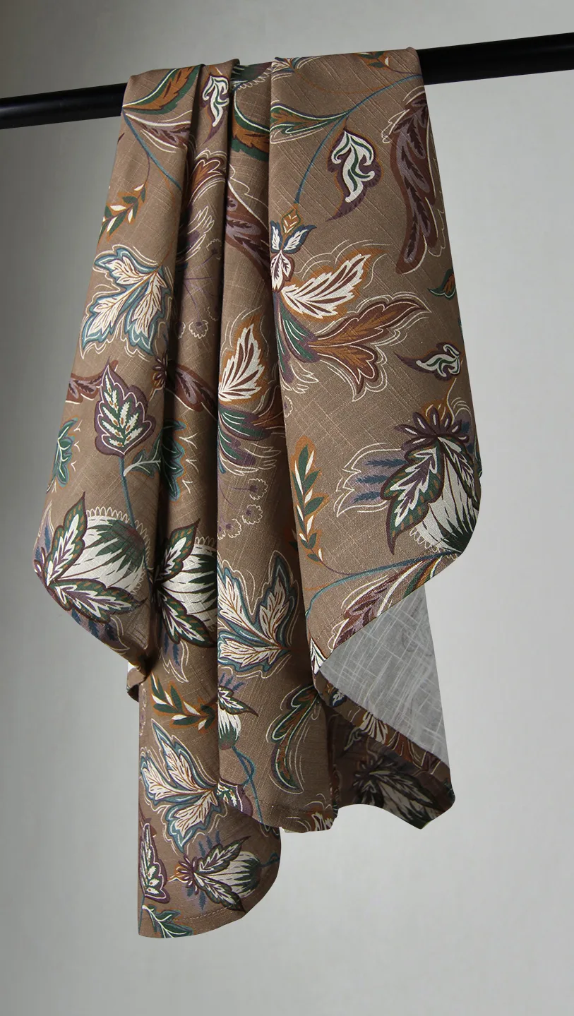 Kjøkkenhåndkle 2-pak - - Dagny (brun) (Størrelse: 50 x 70 cm)