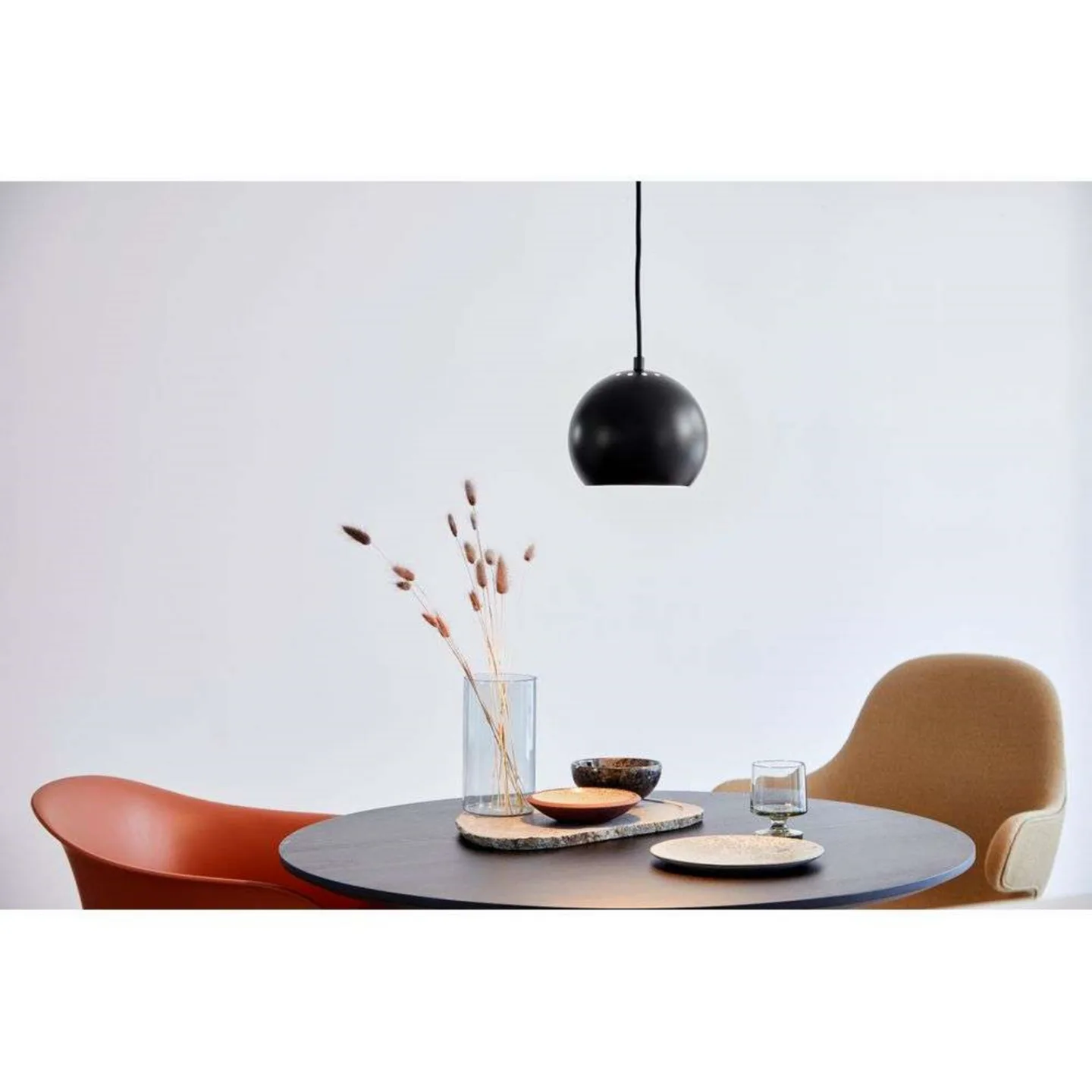 Ball Pendel Ø18 Mat Svart - Frandsen - Vardagsrum - Metall