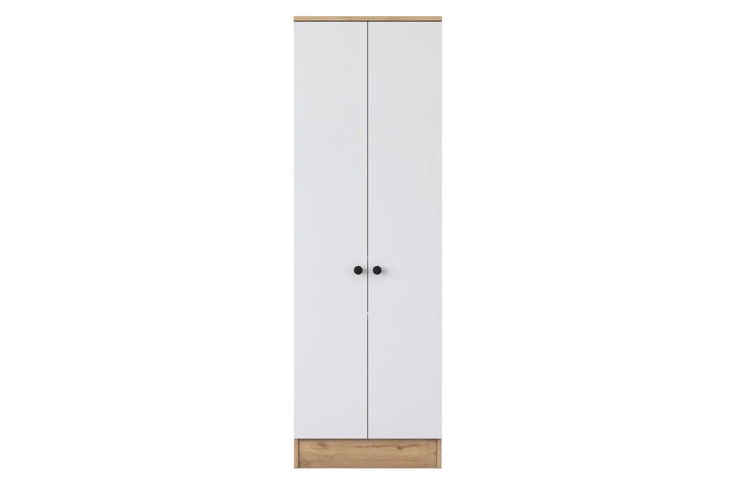Hooda Garderob 59,8x182,8 cm Brun/Vit - Hanah Home