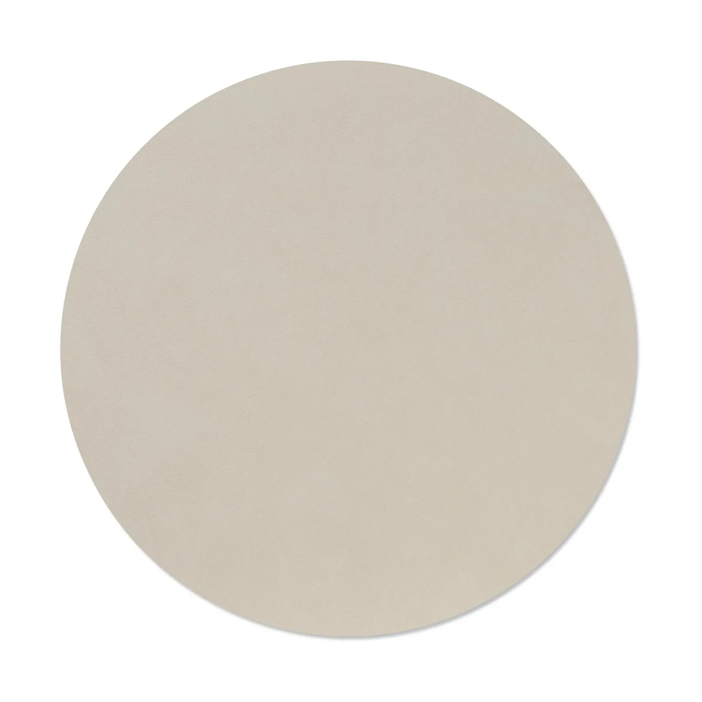 LIND DNA Nupo Tischset Oyster white, circle, L