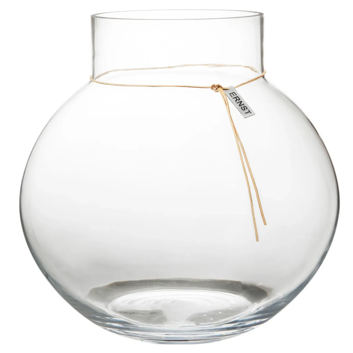 ERNST Ernst glasvas H37 cm Ø38 cm Klar