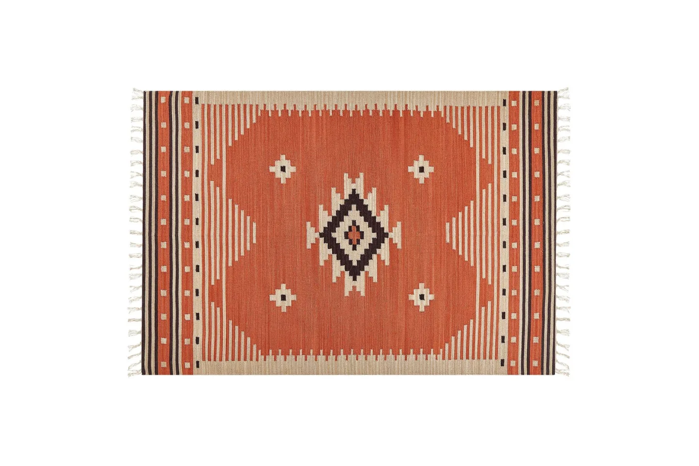 Bomullsmatta Gavar 140x200 cm - Orange
