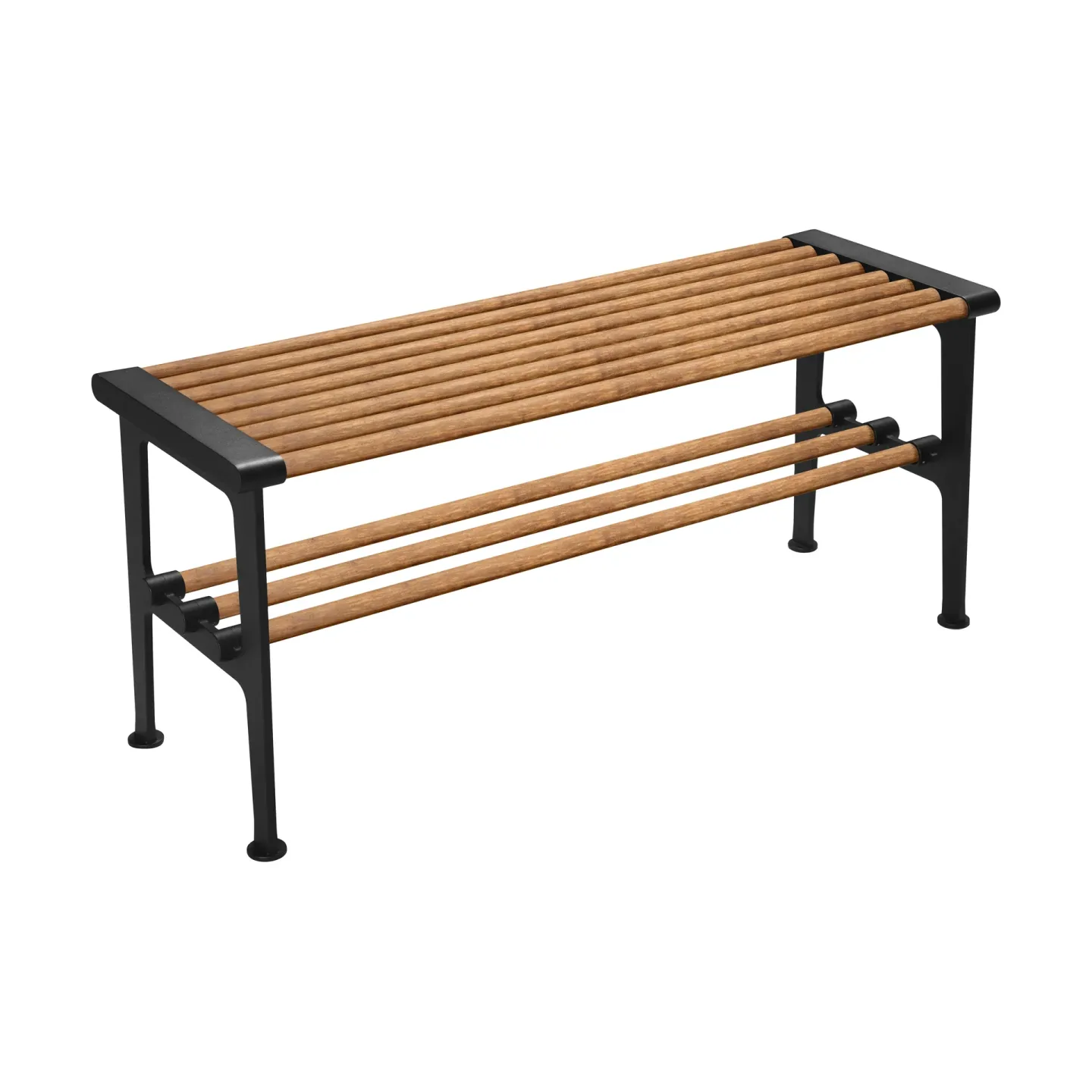 Essem Design Nostalgi bänk 100 cm Bambu-svart