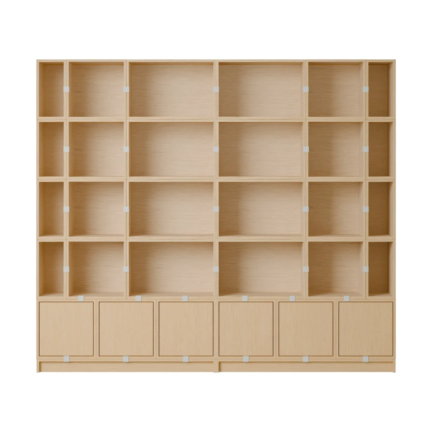 Muuto Stacked förvaringssystem bokhylla konfiguration 1 Oak