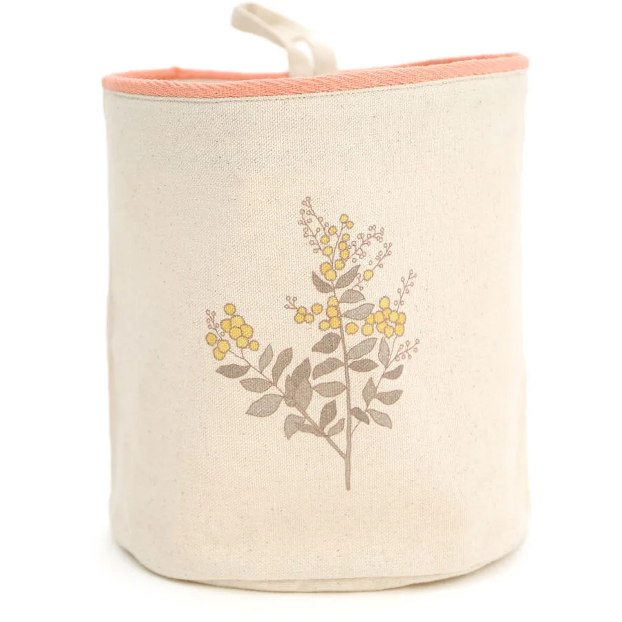 Aufbewahrungskorb Britney ecru H 20 cm - Material: Baumwolle