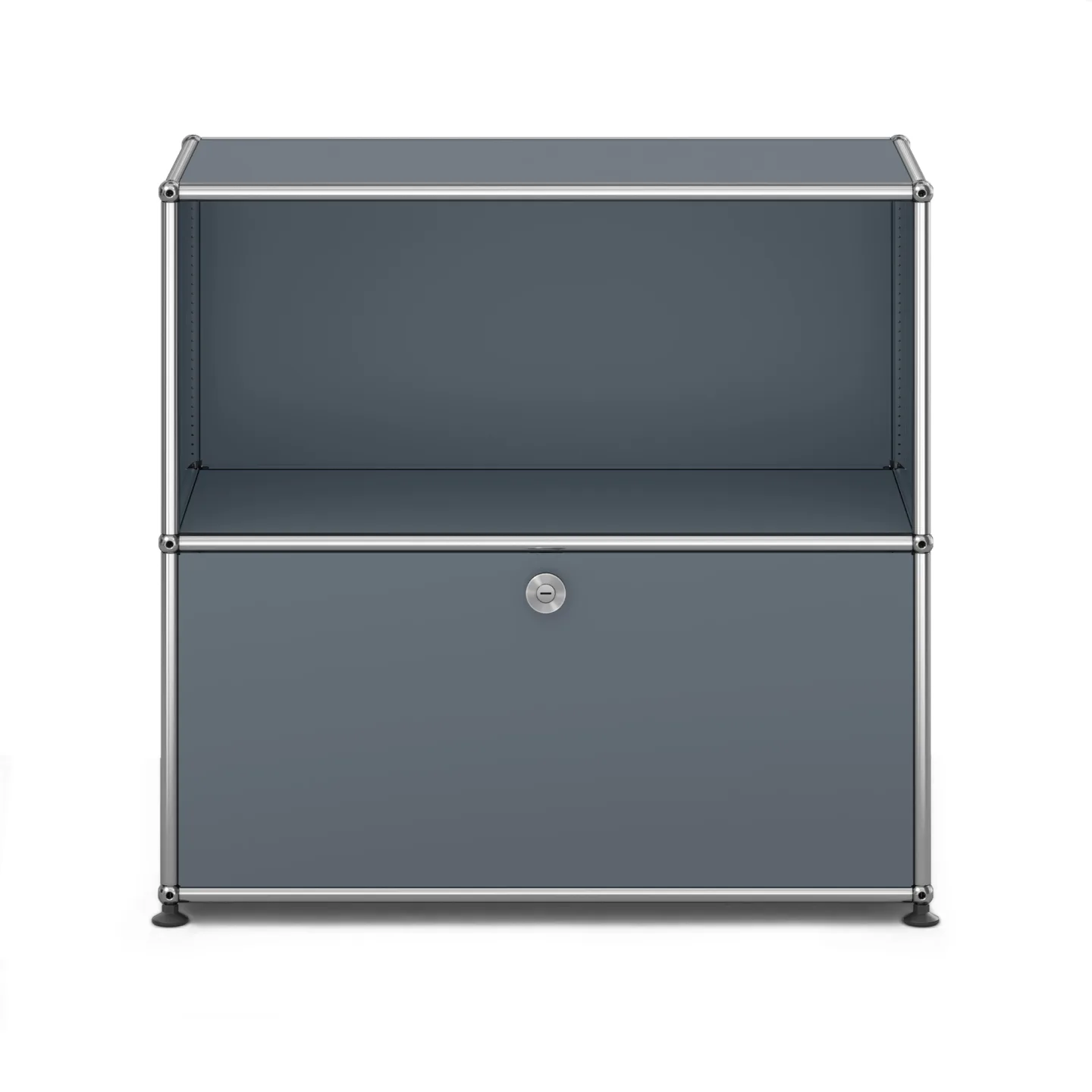 USM - USM Haller M62 32 USM Mid Grey - Skänkar och sideboards - Fritz Haller & Paul Schärer - Grå - Metall