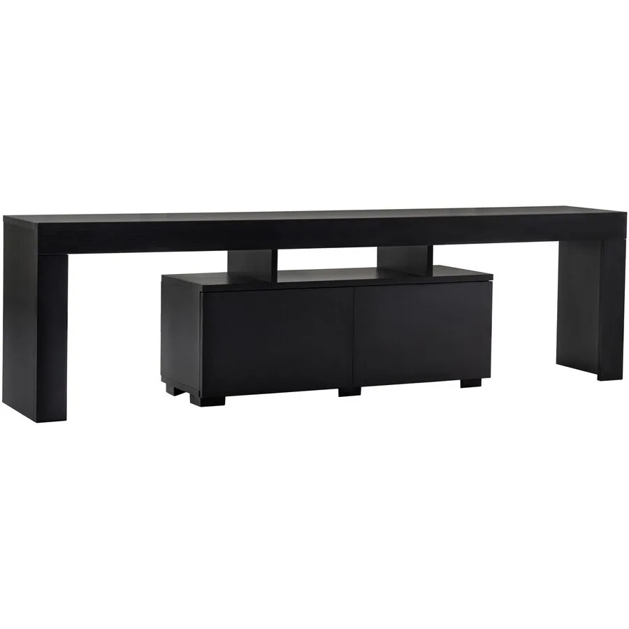 TV-Möbel Georis schwarz Holzwerkstoff B 180 cm