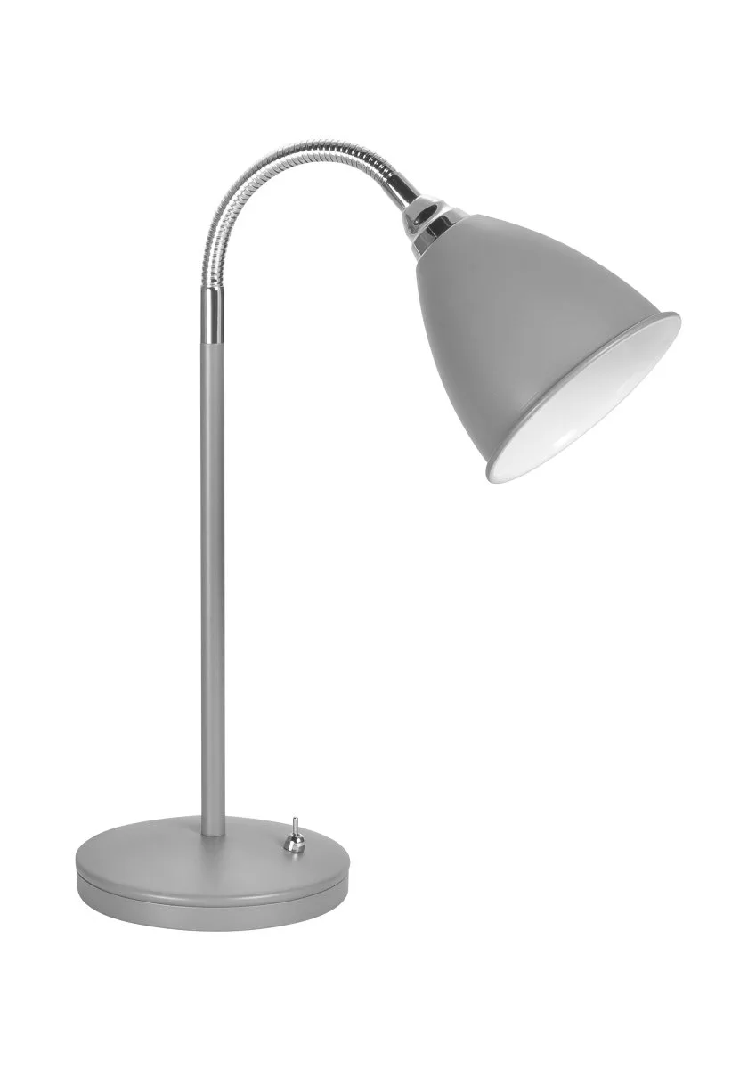 Armaturhantverk - Smögen 45cm - Skrivbordslampa - Grå