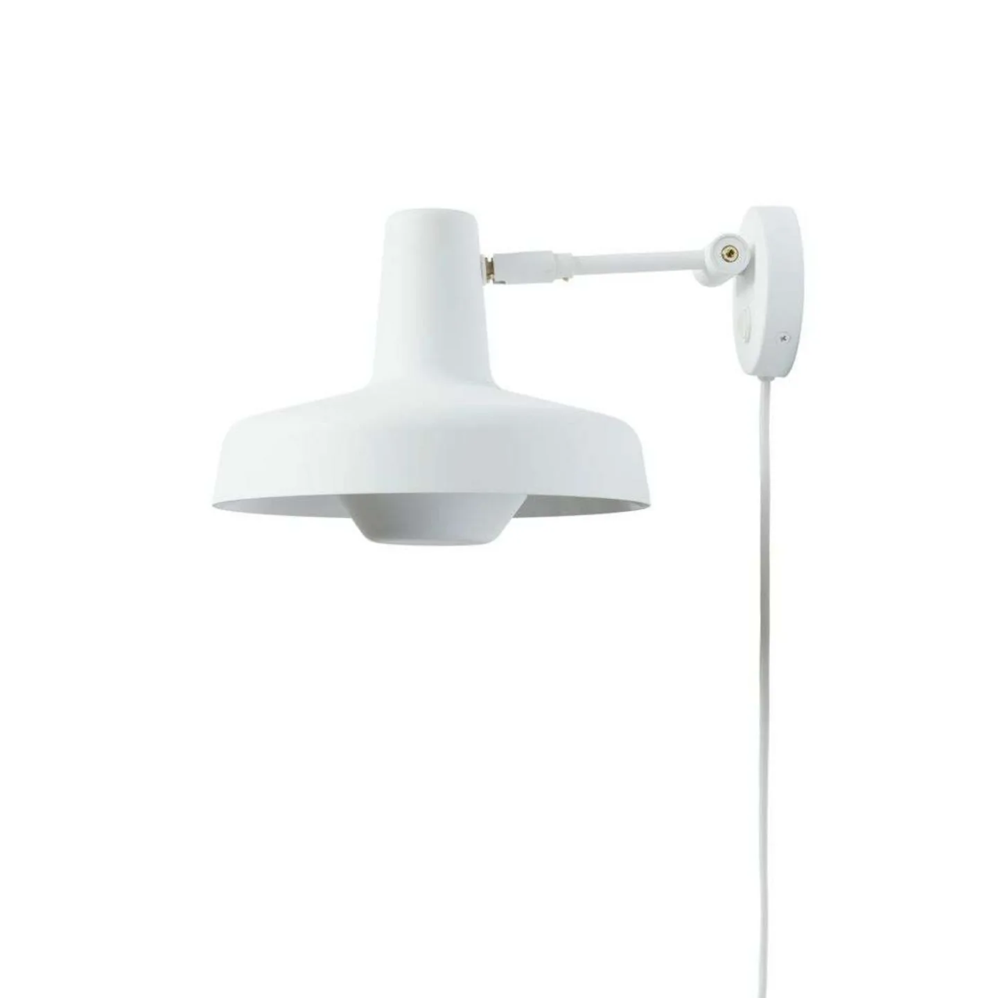 Arigato Wandleuchte Extra Short White - Grupa - Wohnzimmer - Design - Aluminium