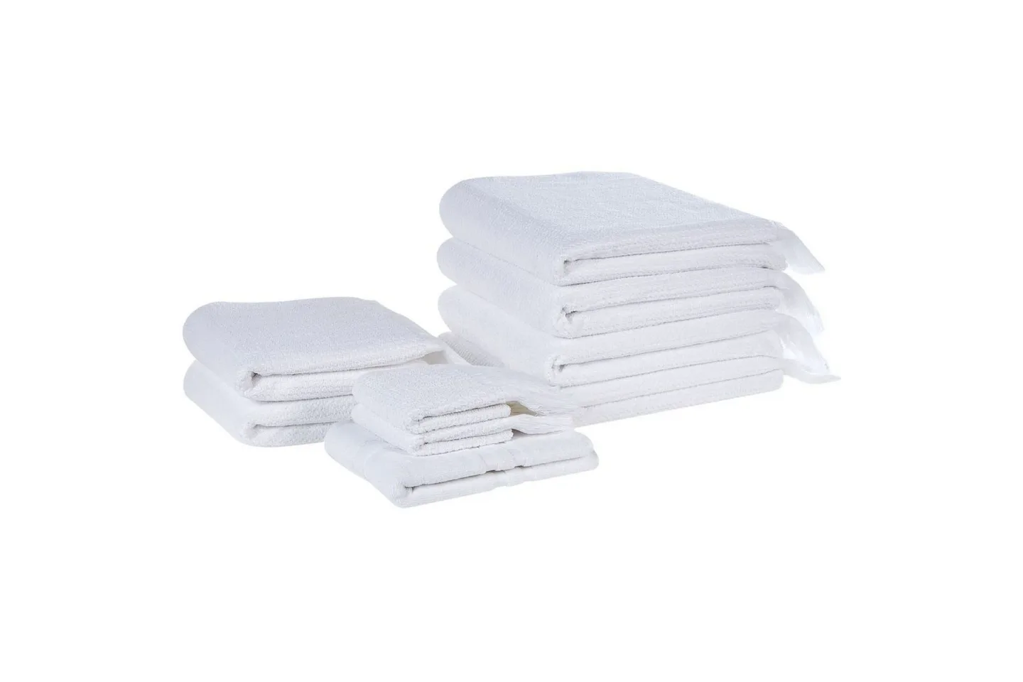 Handduk Atiu set om 9 Vit - Vit