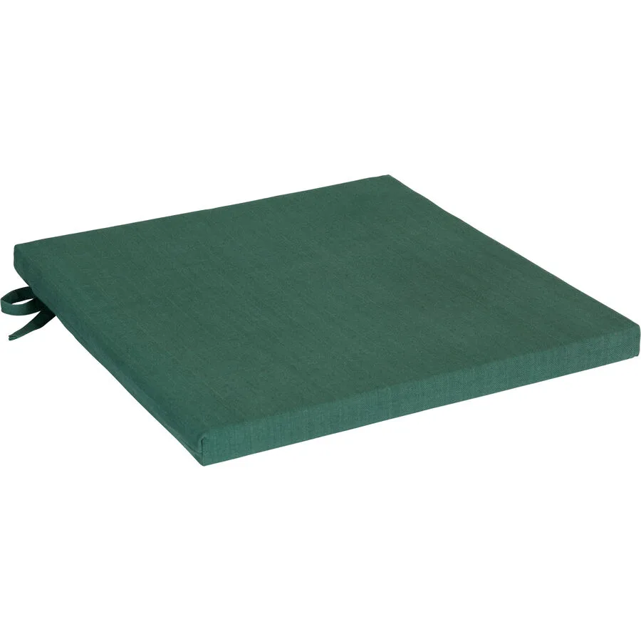 Gartensitzkissen Tropical Feeling dunkelgrün Baumwolle B 37 T 37 cm