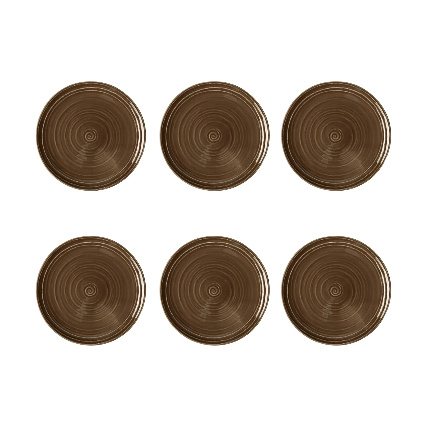 Seltmann Weiden Terra Teller Ø17,7cm 6er Pack Earth Brown