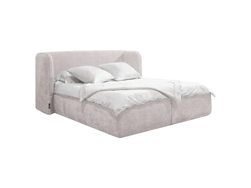 Kastenbett BOBOCHIC LOUISE 160x200cm stoff beige