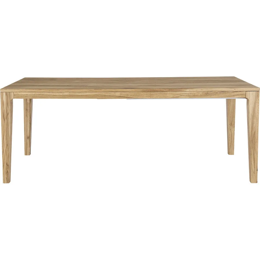 Esstisch ausziehbar Lazio Natur Wildeiche Massivholz B 200 T 90 cm - Möbel Konfigurator: Traummöbel individuell zusammenstellen