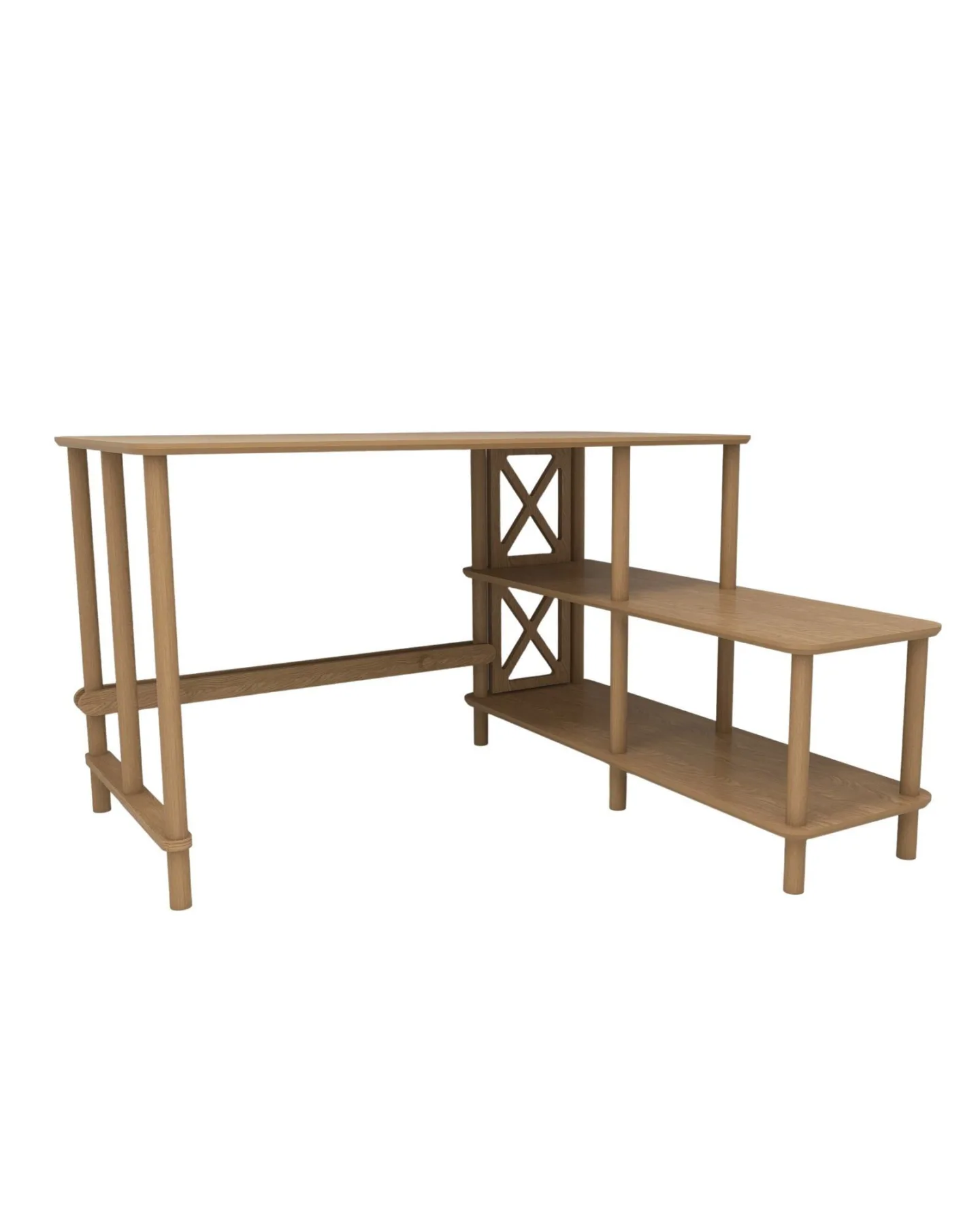 Morina Skrivbord 125 cm - Ek