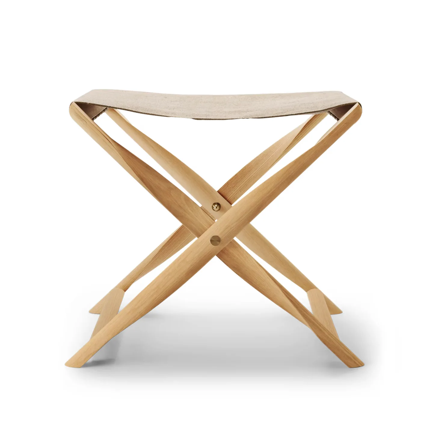 Carl Hansen - KK87830 Propeller Stool Oak Oil Canvas Nature 720 g - Pallar - Kaare Klint - Träfärgad - Trä