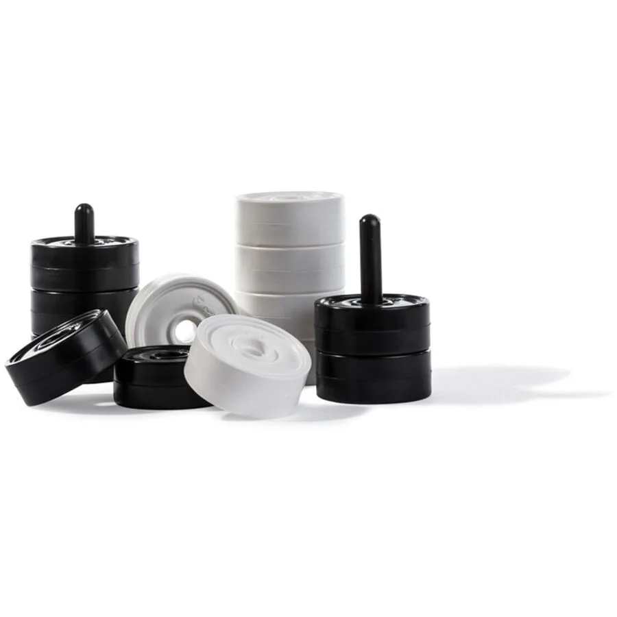 Kleine Dame/Mühlefiguren Rolly Toys Schwarz/Weiss Kunststoff