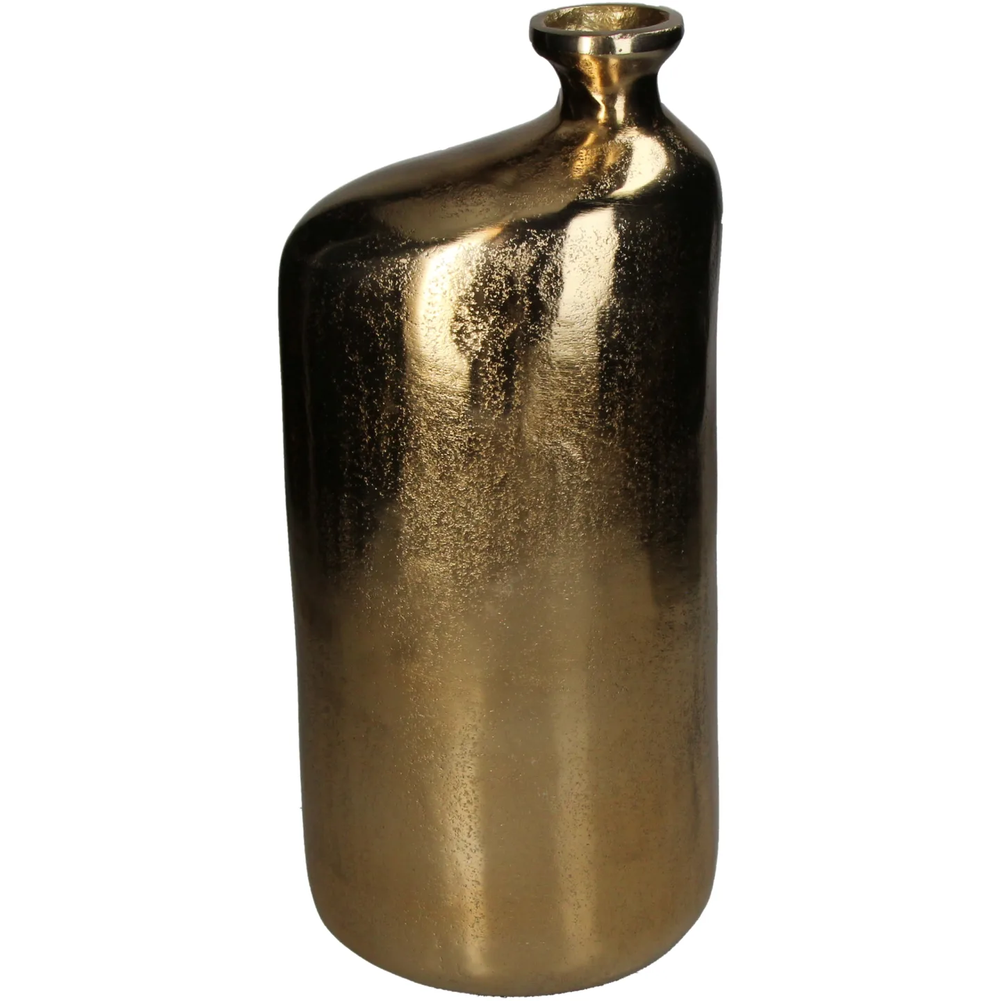 Kersten Vase Aluminium, Champagner H: 38 cm | Schubiger Möbel