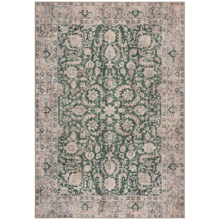 Teppich Snivy hellgrau Paisleymuster Polyester 152 x 230 cm