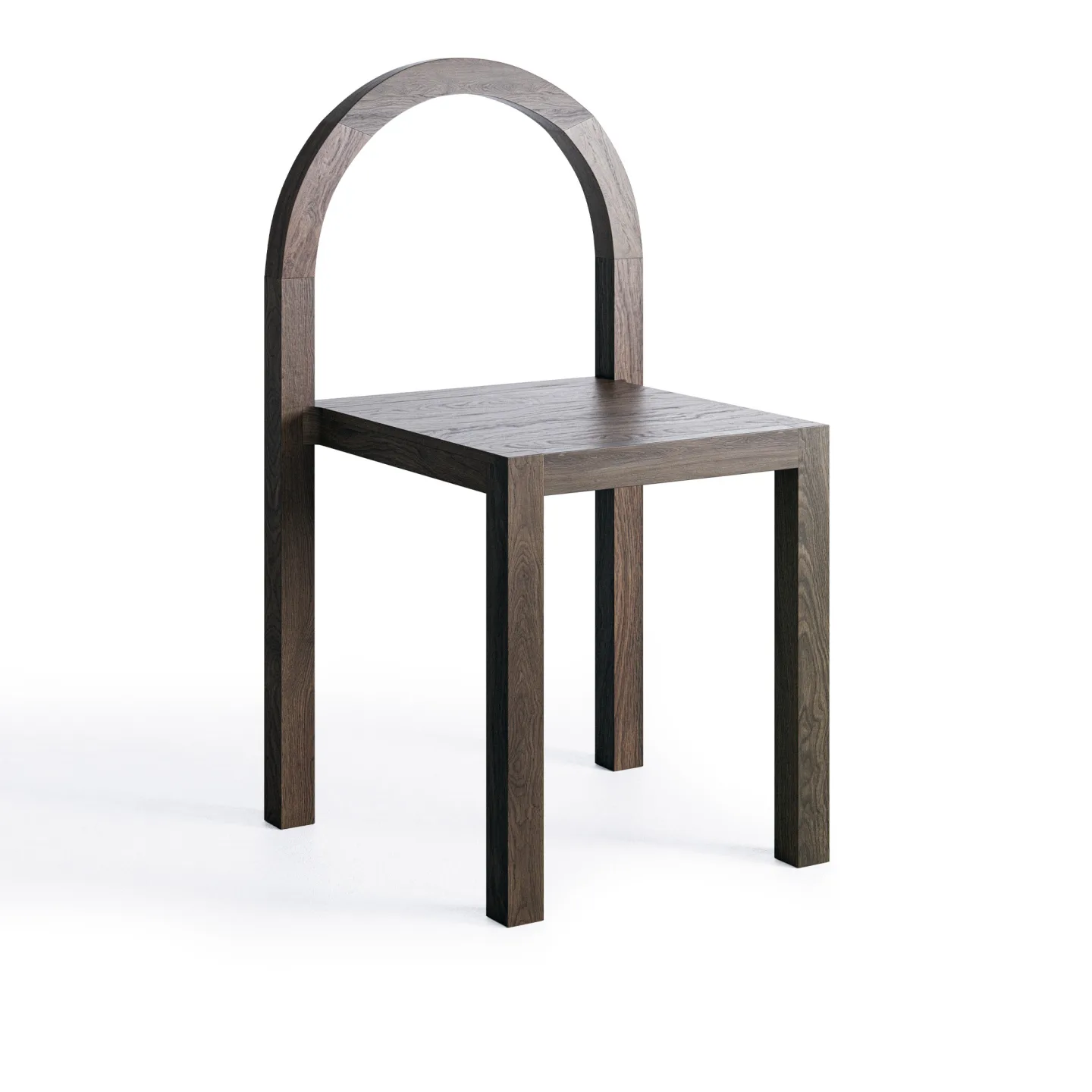 Länna - L.A. Dining Chair Dark Oak - Matstolar - Lotta Agaton - Brun - Trä
