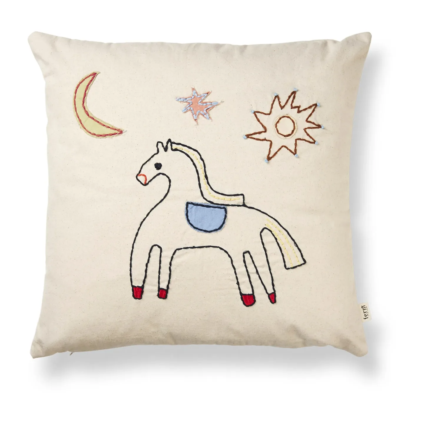 Ferm Living Naive Kissen 40 x 40cm Horse