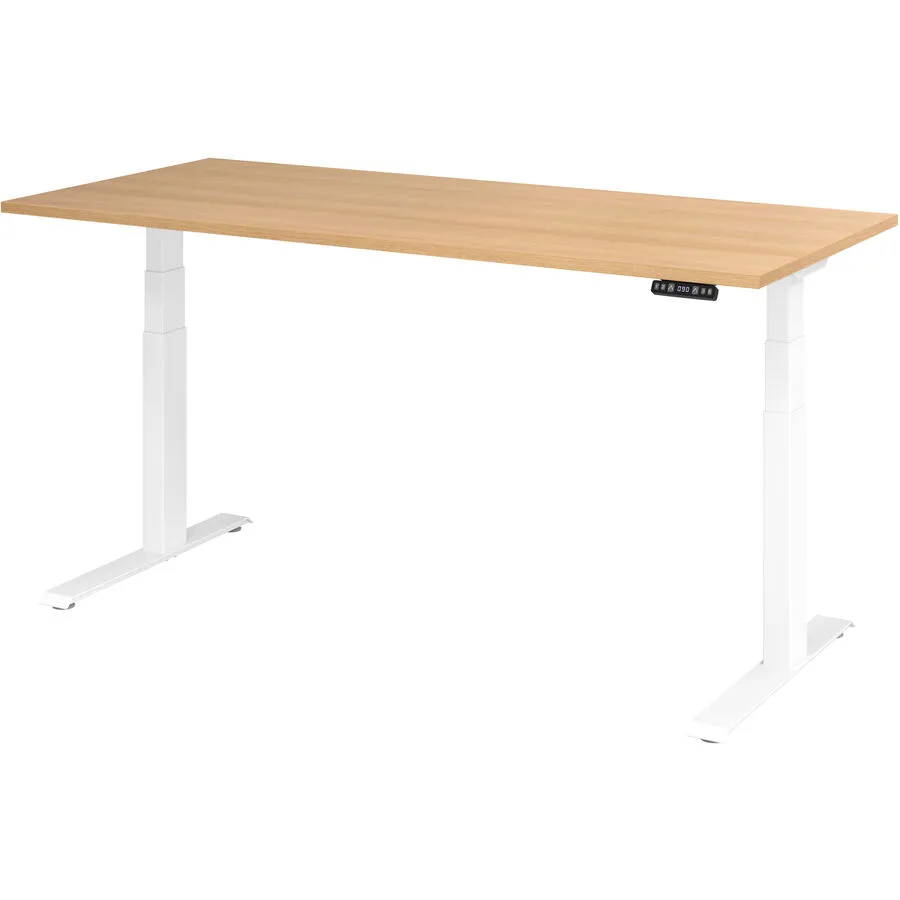Schreibtisch Office eiche Holzwerkstoff B 180 T 80 cm