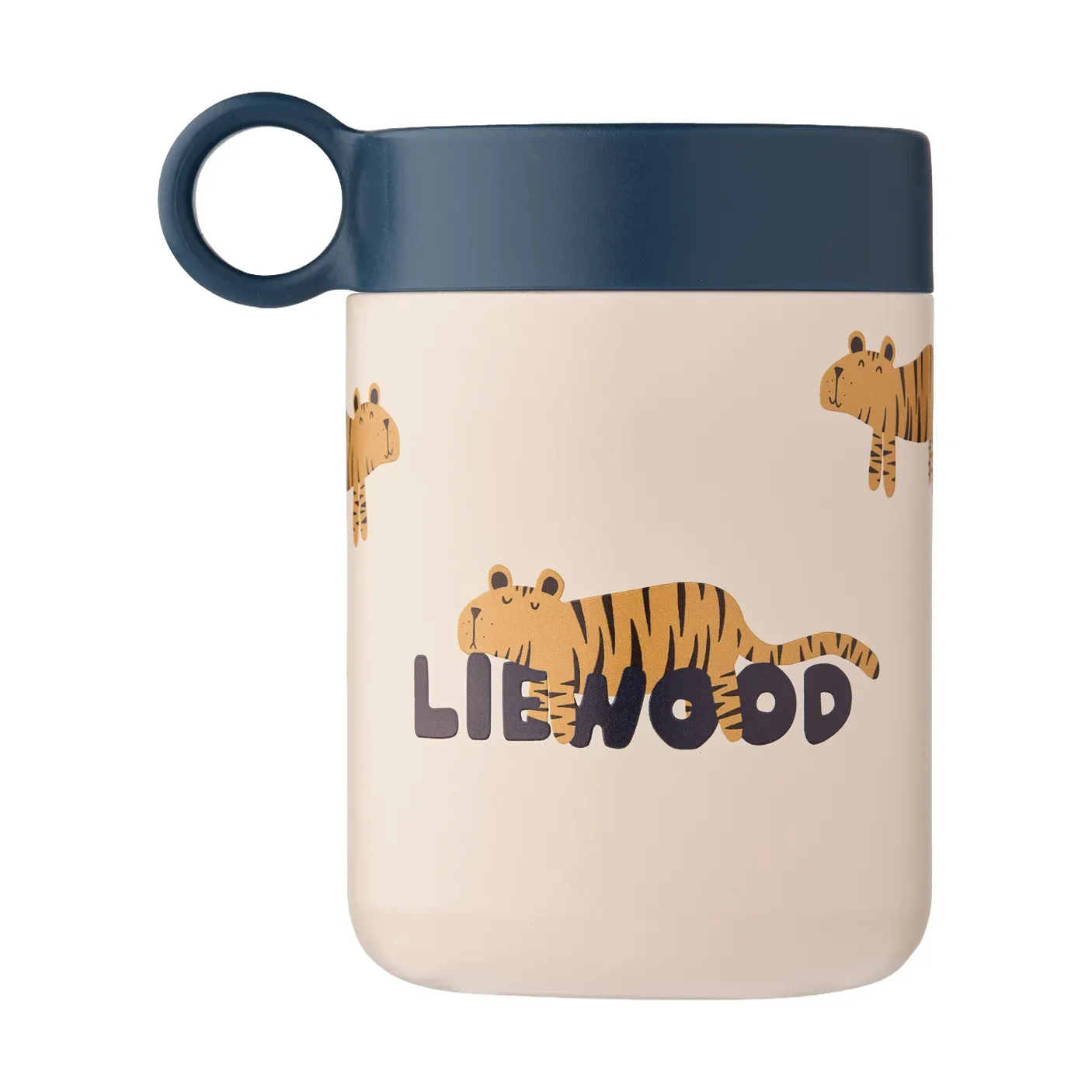 Liewood Kiani bedruckte Thermosflasche Tiger-sandy
