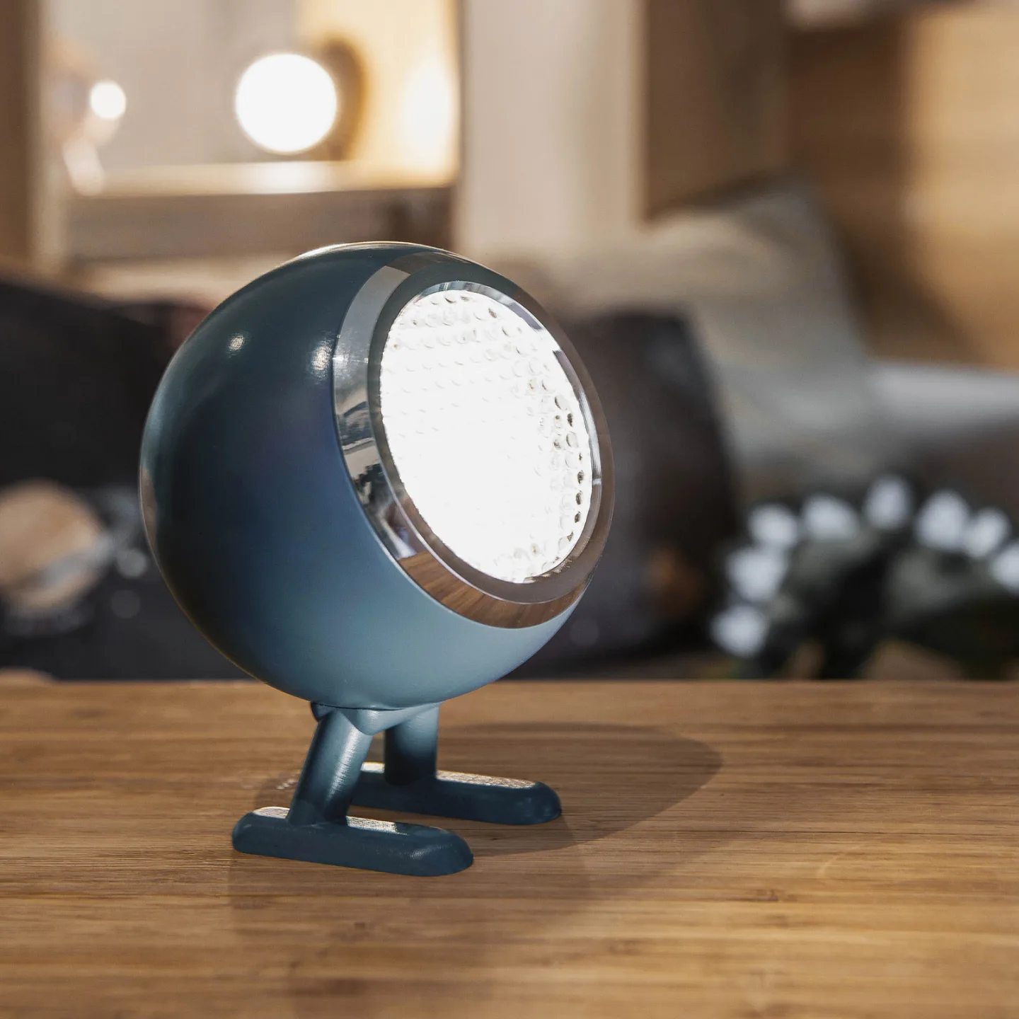 Norbitt 3.0 LED-batteridrevet bordlampe, blå, CCT - MR. WATTSON - Stue - Moderne - Aluminium - Kugle