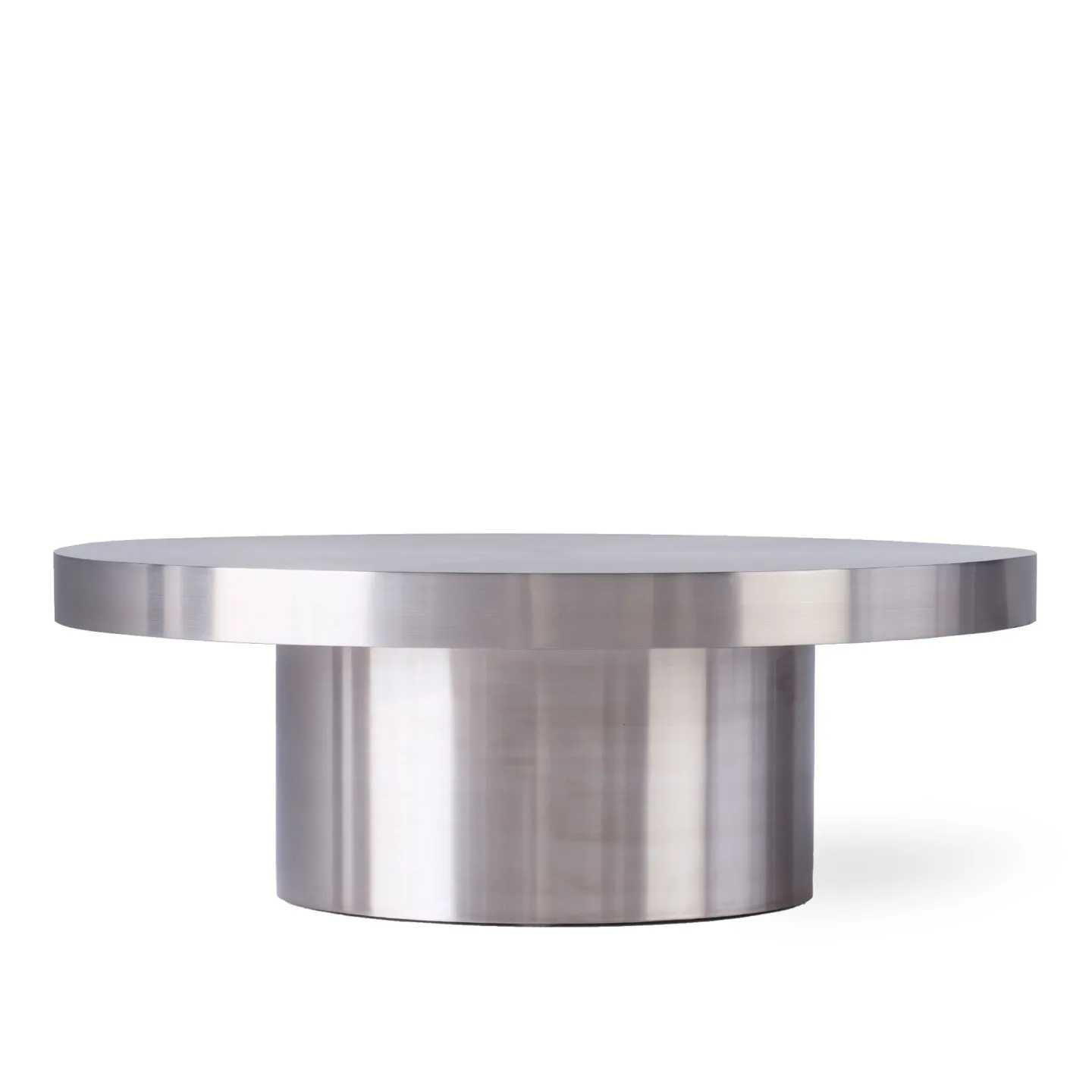 Dusty Deco - Cufflink Sofa Table Steel OS - Soffbord - Edin & Lina Kjellvertz - Silver - Metall