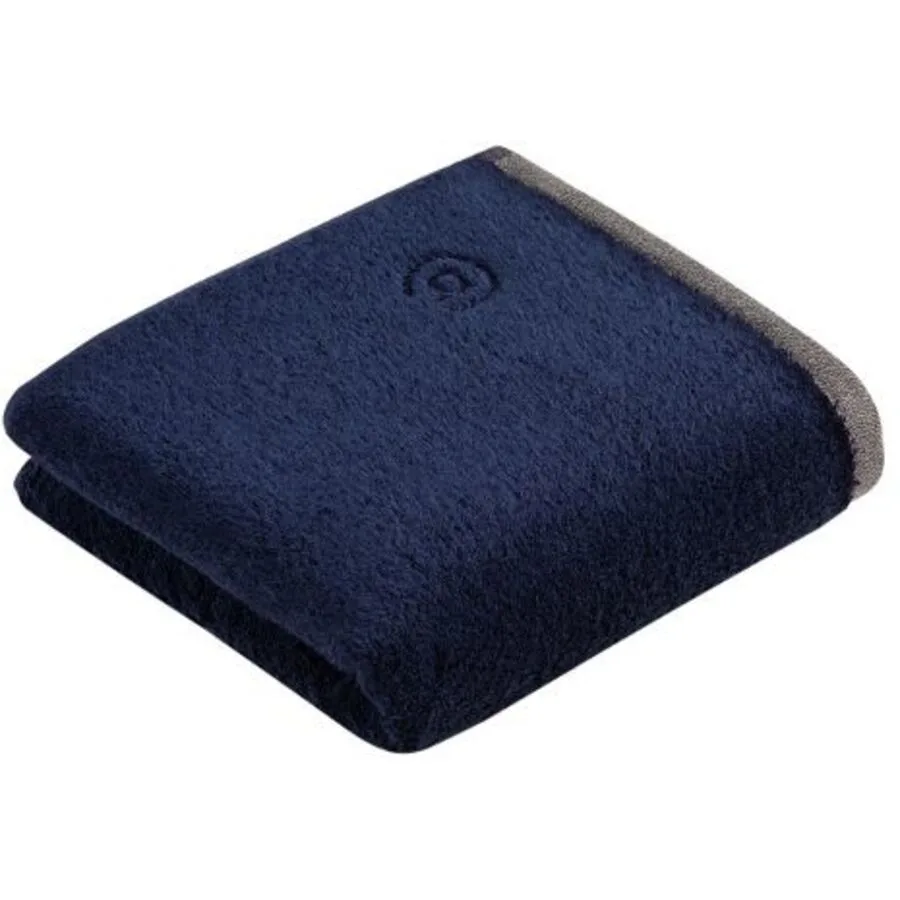 Bugatti Handtuch Prato Marine Blau Baumwolle