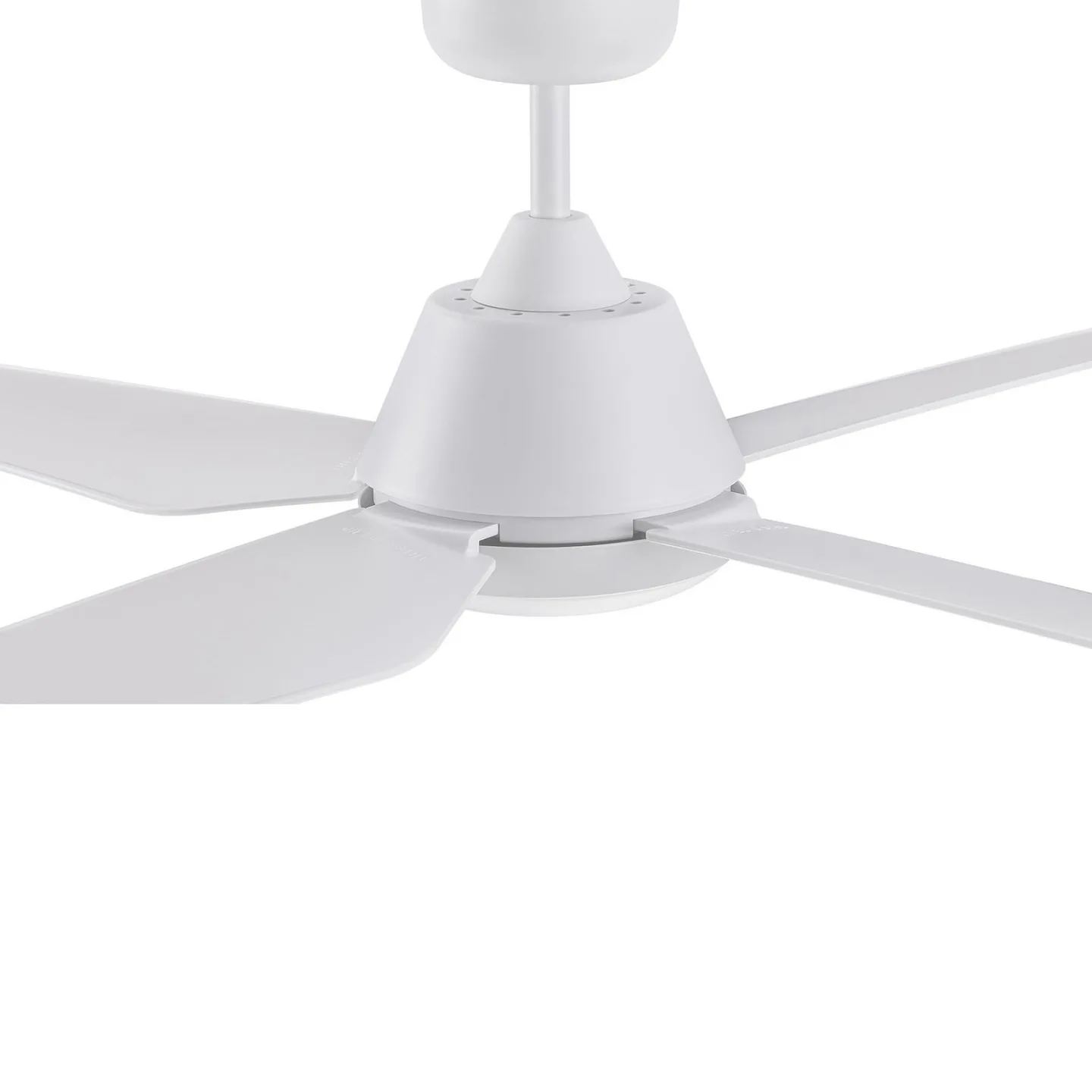 Aria LED-loftventilator, hvid, støjsvag, 122 cm – Beacon Beacon Lighting - Stue - Moderne - Plastik