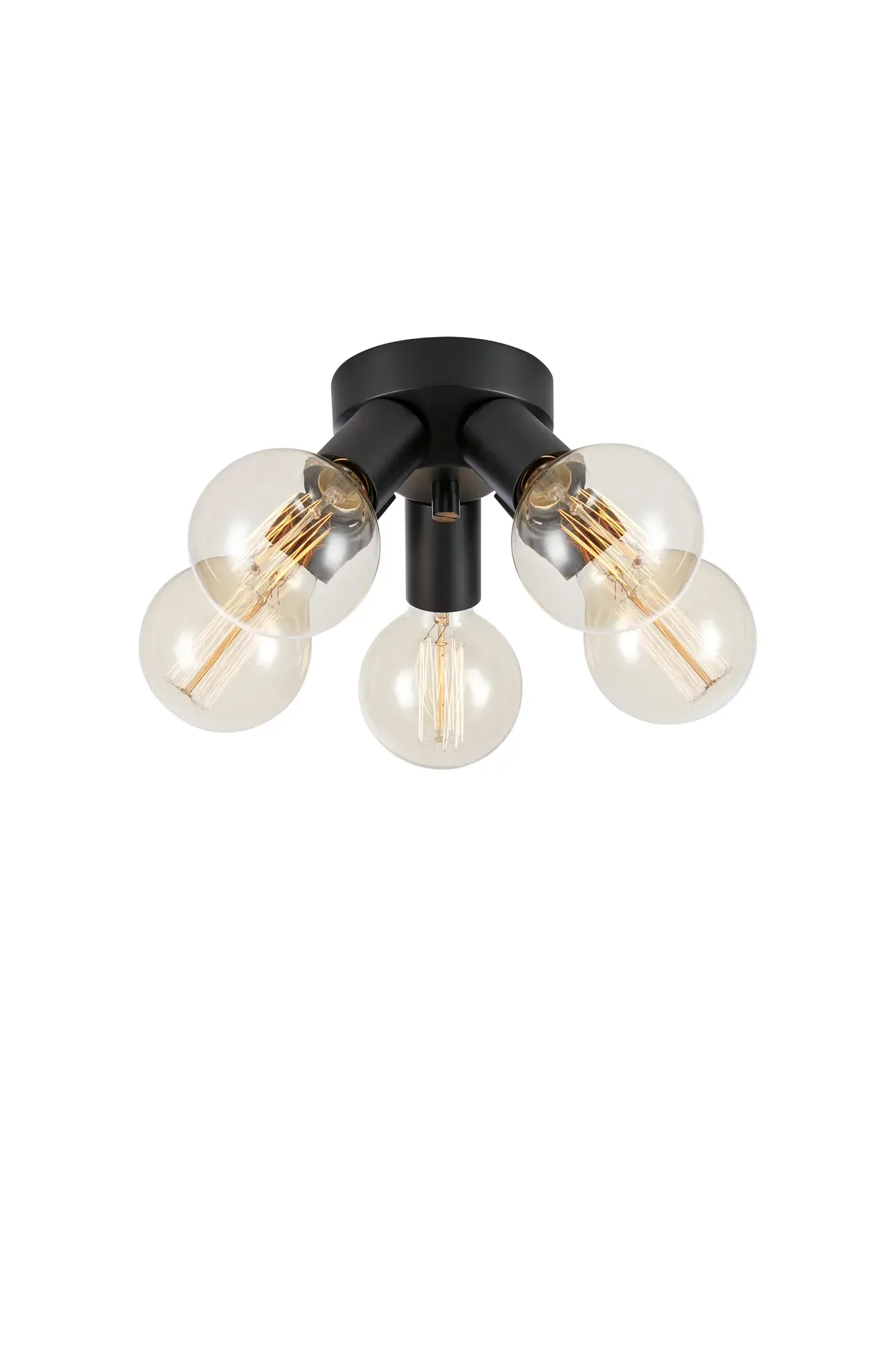Mazzo Deckenlampe Schwarz 5 Lampen